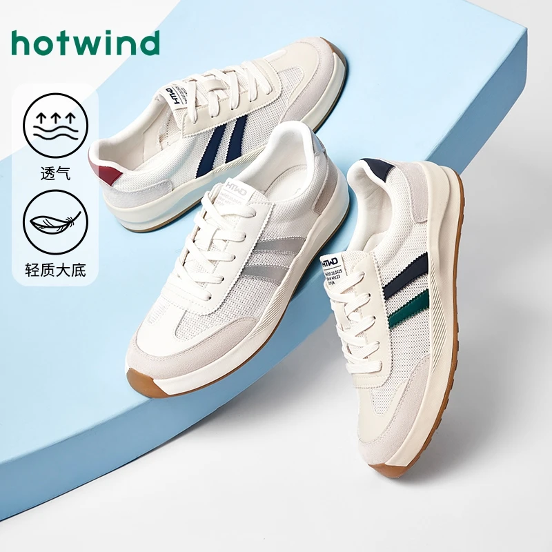 热风2024年秋季新款男士时尚休闲鞋H14M4702