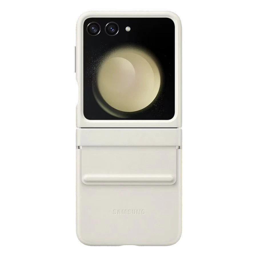 三星 Galaxy Z Flip5 环保生态皮手机保护壳 简约时尚ins手机壳