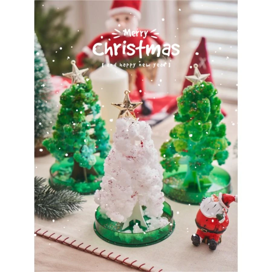 【魔法圣诞树】圣诞树开花童年回忆纸质开花圣诞树手工DIY