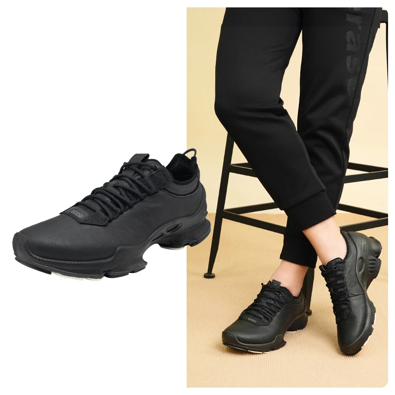 Ecco/爱步800424健步C25周年纪念款时尚透气轻便迪尼玛牛皮休闲鞋