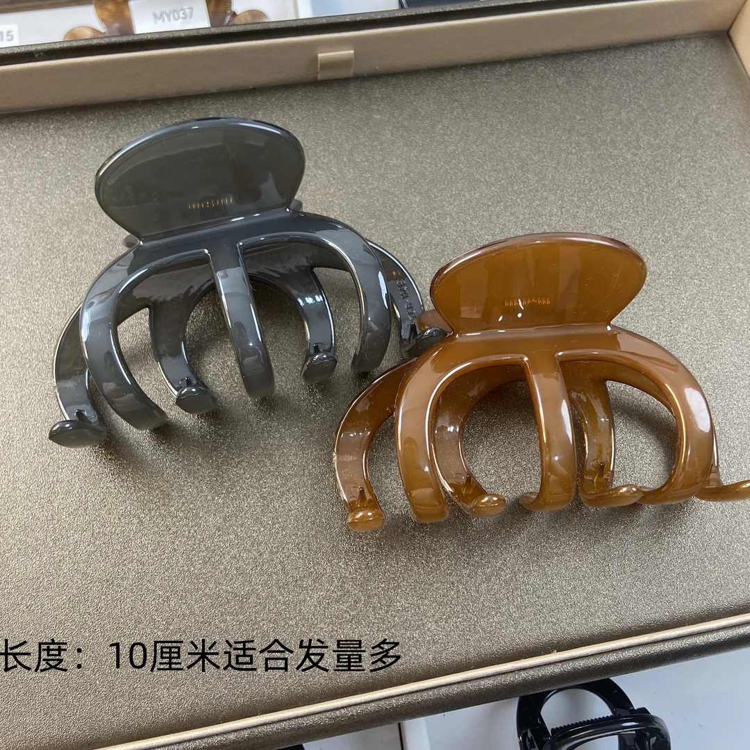 韩版高级百搭抓夹气质简约后脑勺大抓夹SJ042