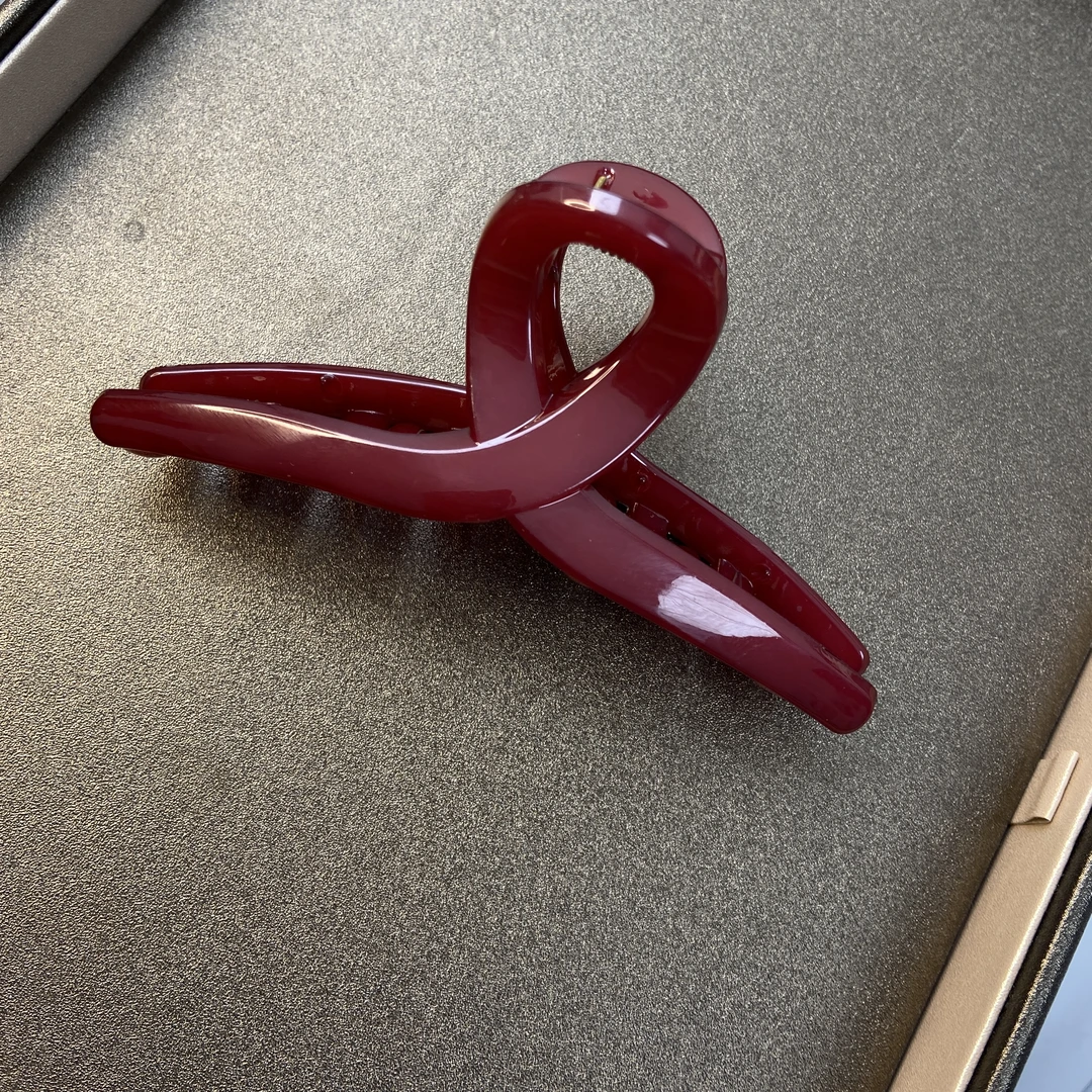 梦云饰尚款简约百搭发夹气质优雅12cm后脑勺大抓夹SJ016