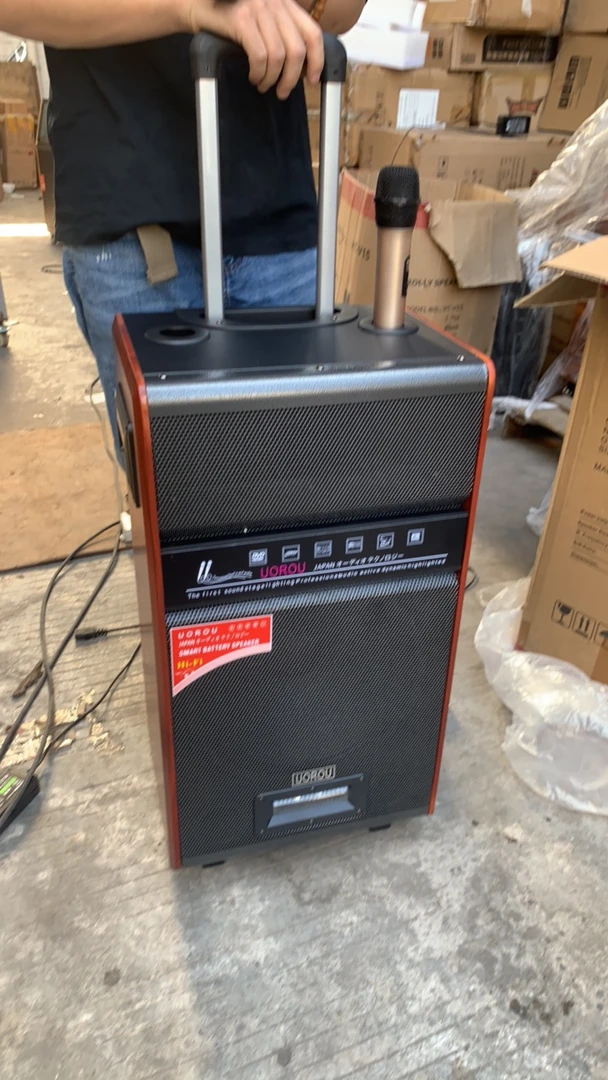 未拆封  质保一年，12寸大功率双话筒蓝牙音箱，双麦