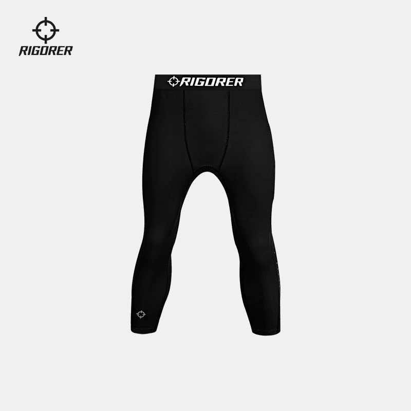 准者通用新款健身紧身裤弹力七分夏季薄款压缩裤篮球跑步训练打底