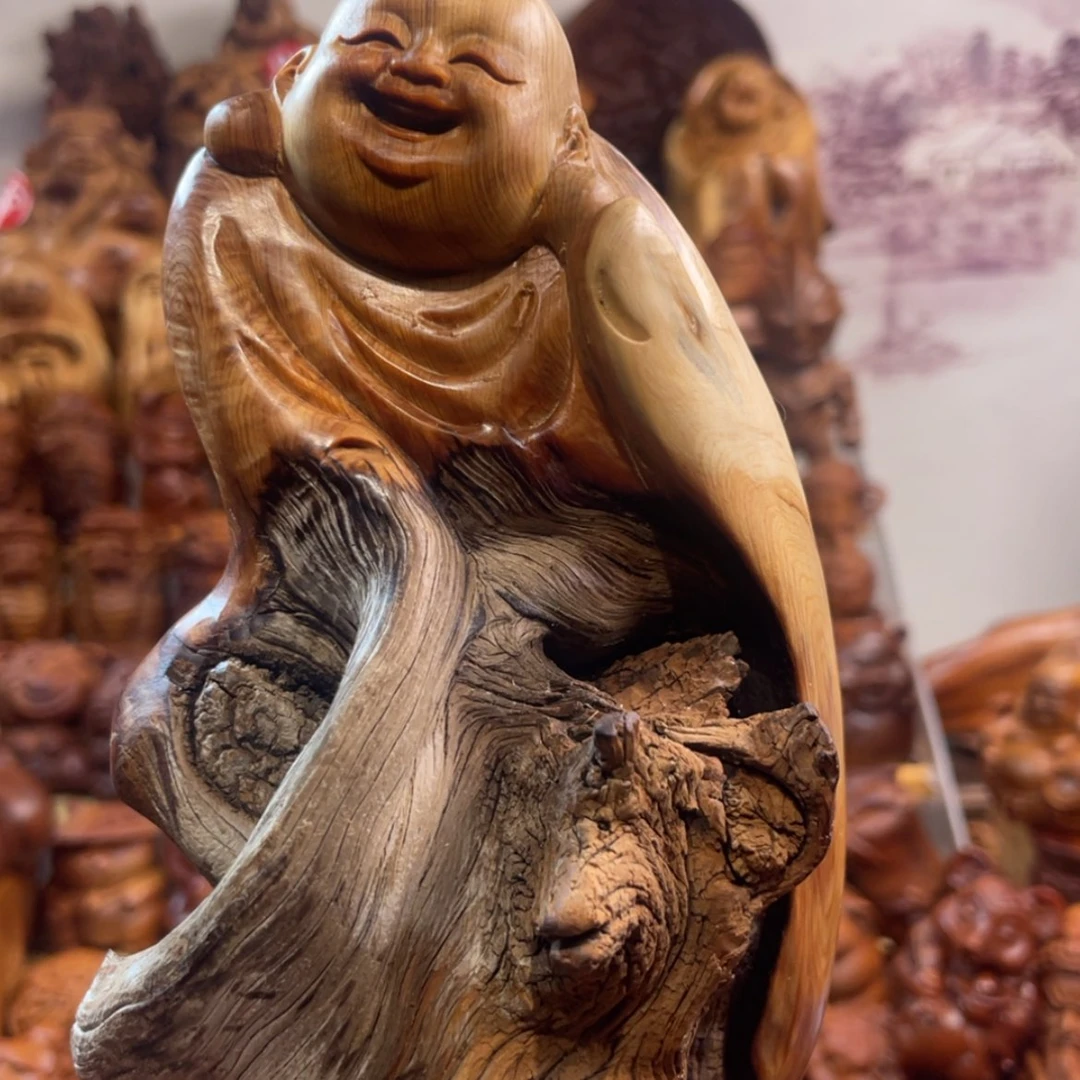 【闪购商品】柏木（崖柏）秋***朝太行崖柏陈化料手把件