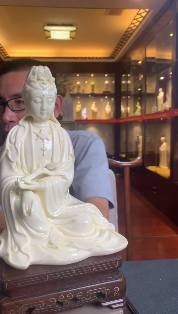 【闪购商品】摆件德化白瓷 如意观音