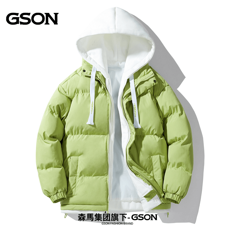 品牌优选GSON潮牌棉服男女外套2023冬季港风宽松棉袄加厚面包棉衣