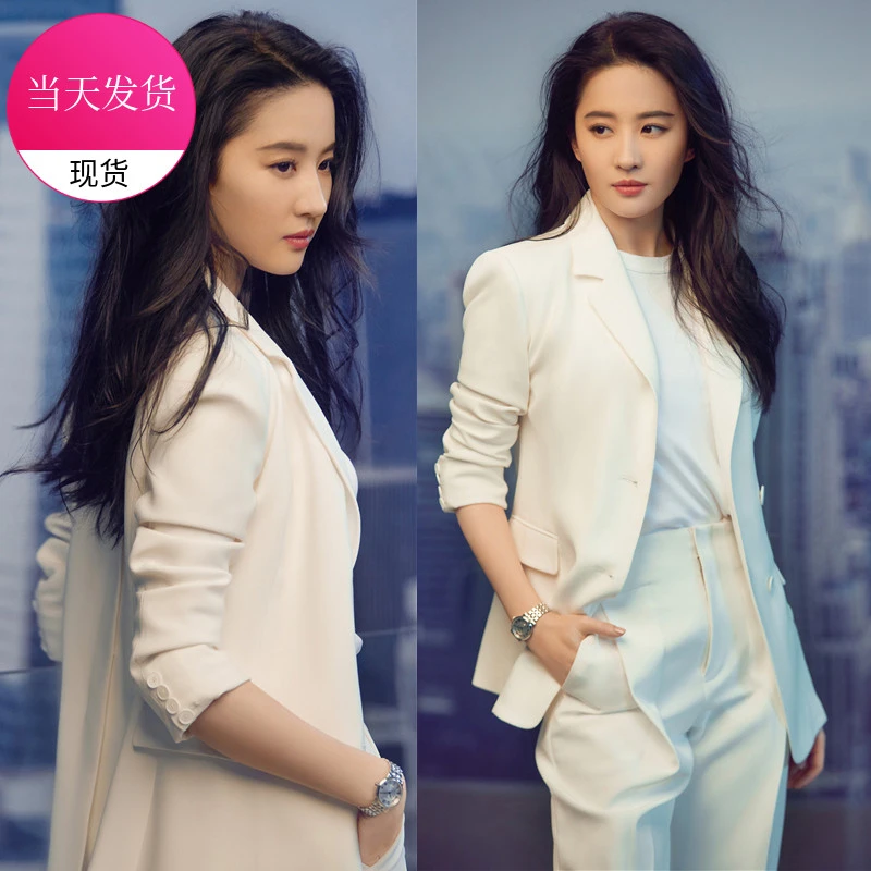 2025春秋新款职业气质西装外套显瘦西服百搭OL正装套装两件套女潮