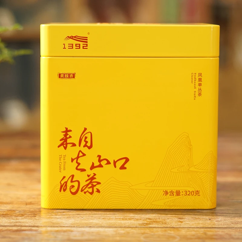天池茶业1392中高山春茶黄枝香潮 凤凰单枞茶大罐装320克散装春茶