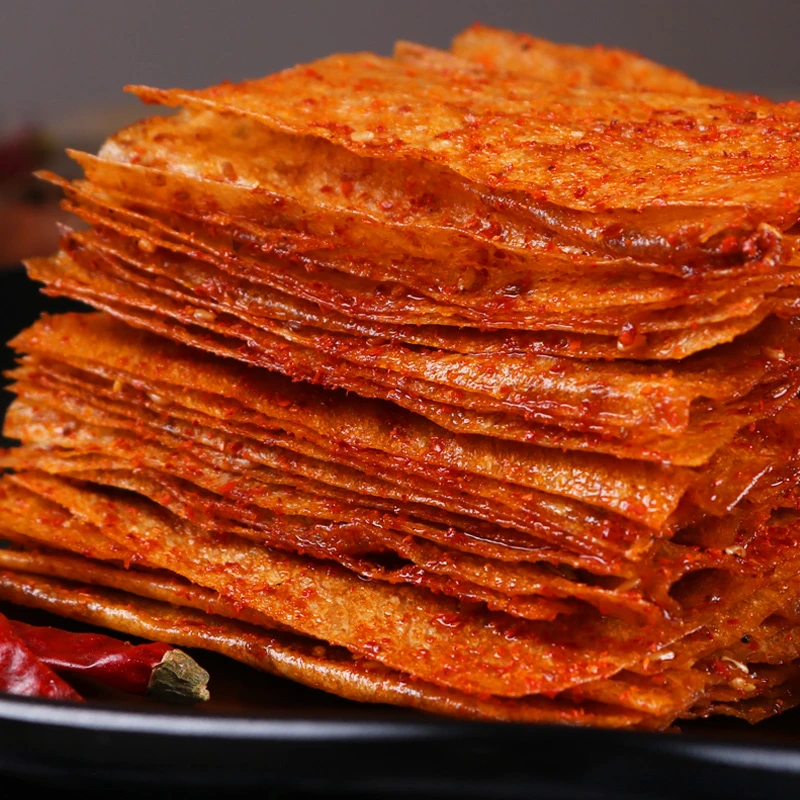 手撕大辣片平江特产豆制品辣条童年味道香辣重辣零食小吃FWCF