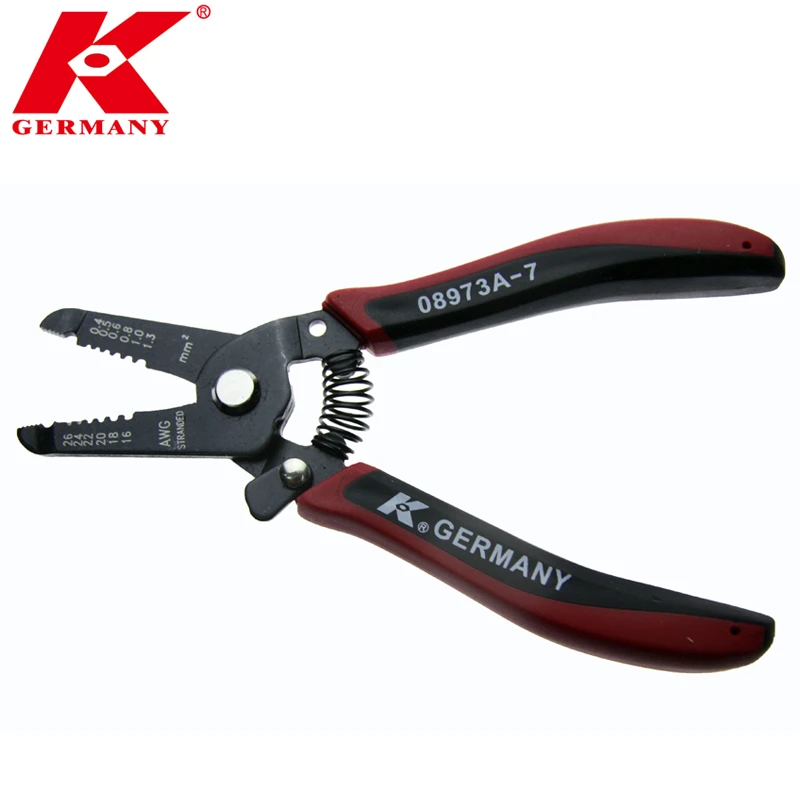 德国K牌 进口 电子剥线钳 多功能网络钳 剥皮钳 剪线钳 电工钳 压