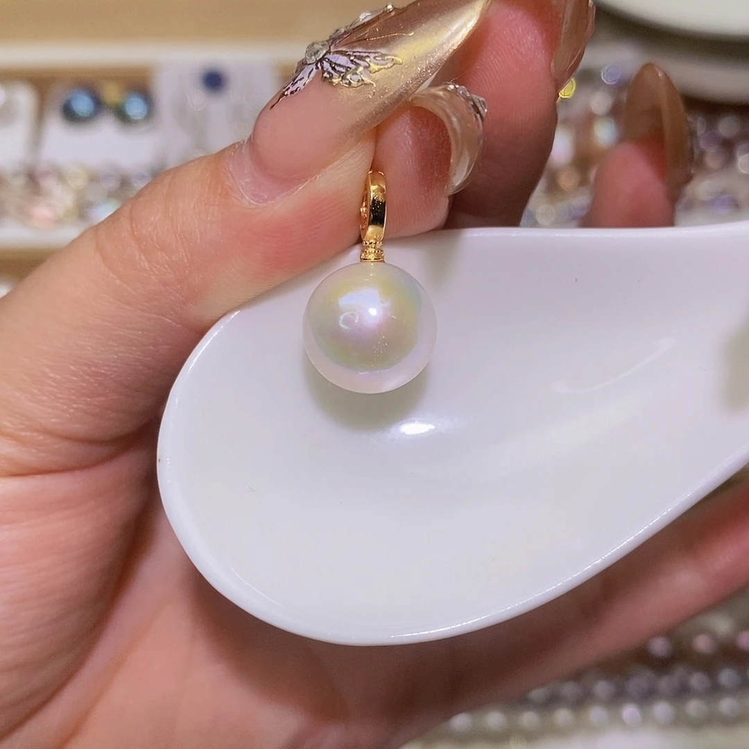 淡水珍珠颈饰银S925镶嵌