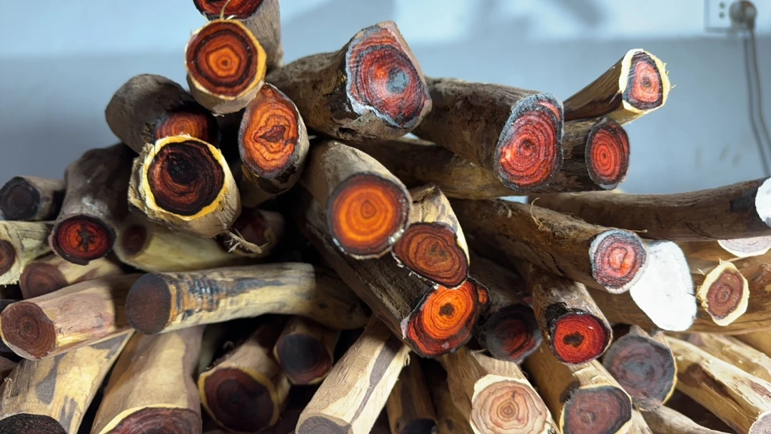 风化紫油老料手把件工艺品