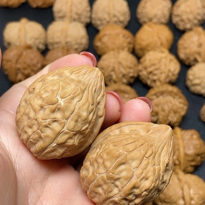 【闪购商品】文玩核桃把件七**海龟甲纹36