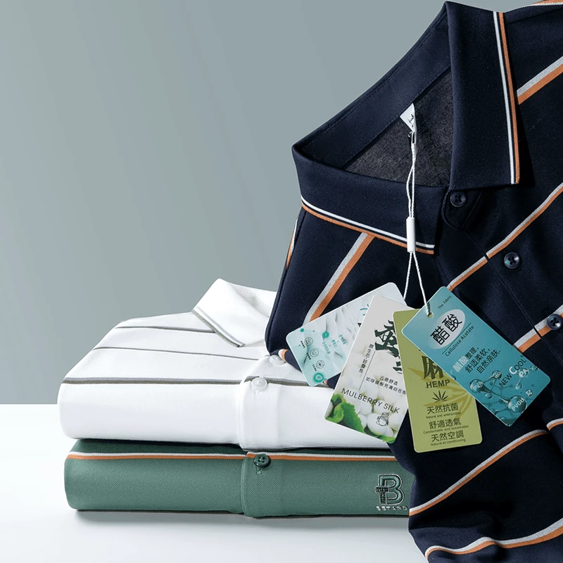 瑞【301-400】孤品-断码清仓男士商务POLO衫透气冰丝短袖休闲百搭