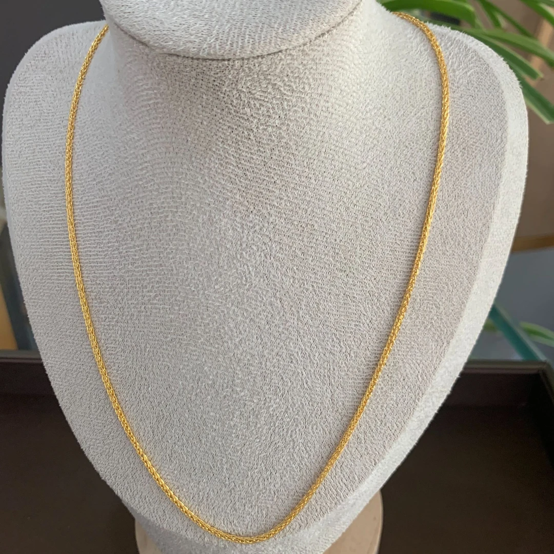 【金时代金店】足金肖邦链素链(M扣)