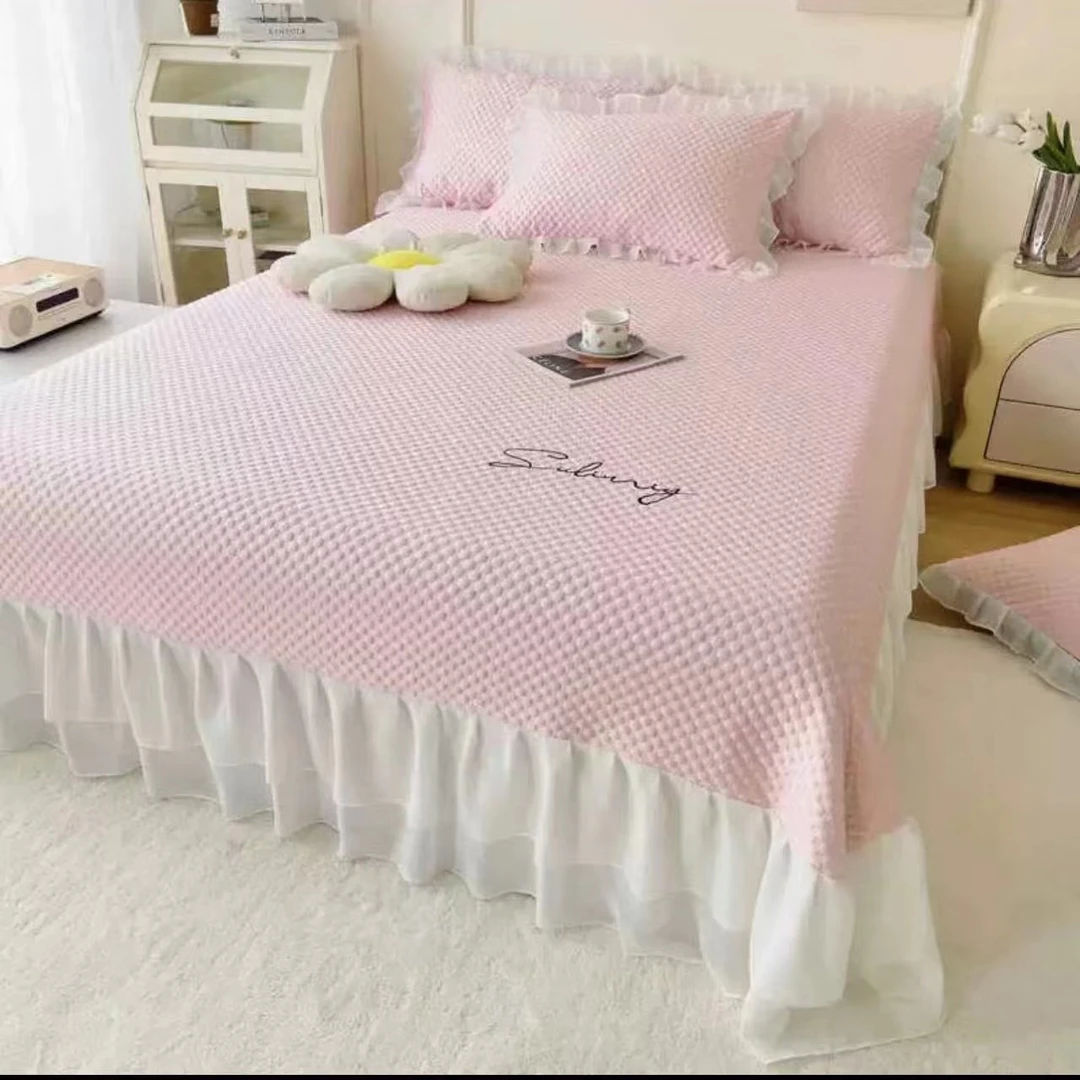 冰豆豆床裙款三件套