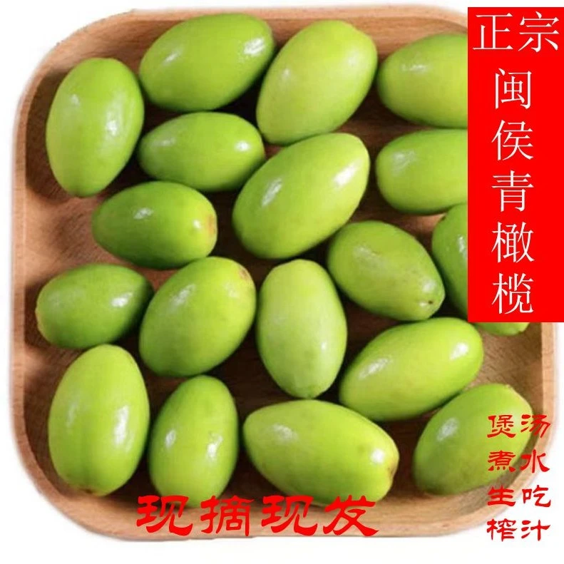 新鲜青橄榄正宗口感酸涩福建特产味道甘甜榨汁生吃煲汤煮水净重