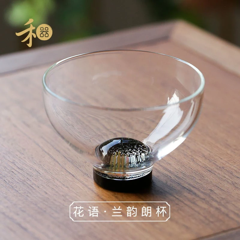 禾器·兰韵品杯·清杯 /达杯/ 雅杯 /朗杯耐热玻璃主人杯手工茶杯