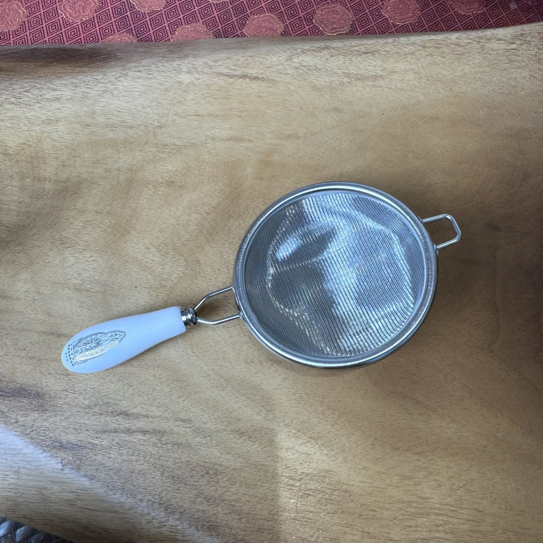 茶漏 陶瓷把 不锈钢