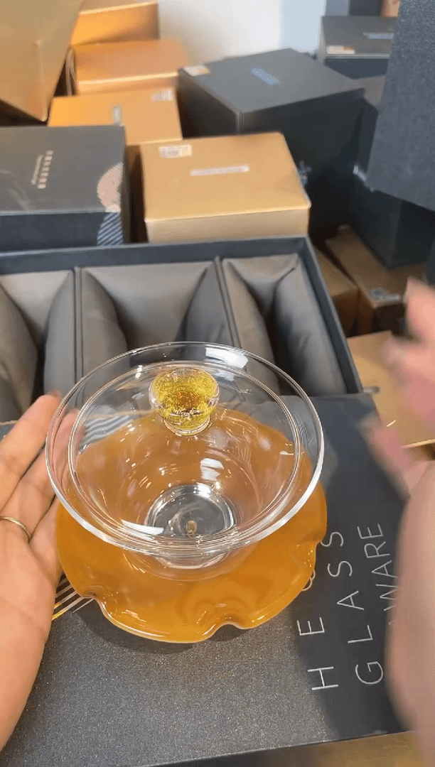 【闪购商品】禾器禾荷盖碗金玉