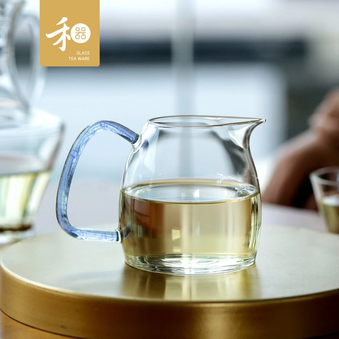 禾器炫彩·泰然茶海 玻璃公道杯 分茶器 高档家用加厚耐热茶具
