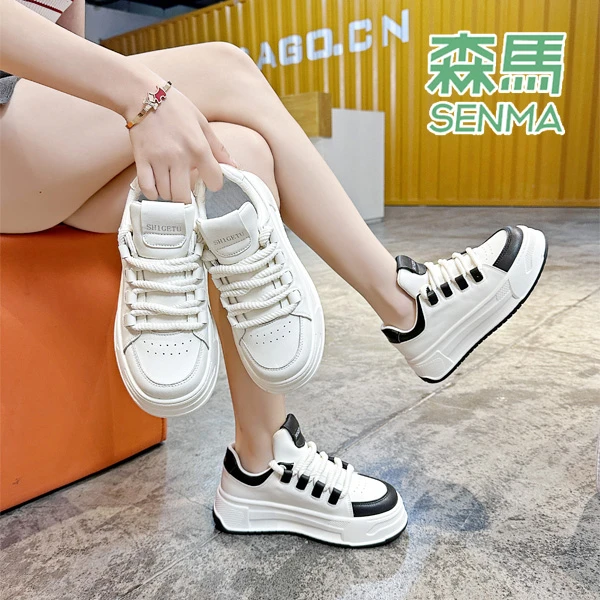 senma/森马新款ins2023秋季平底女鞋网红韩版百搭时尚潮流运动鞋