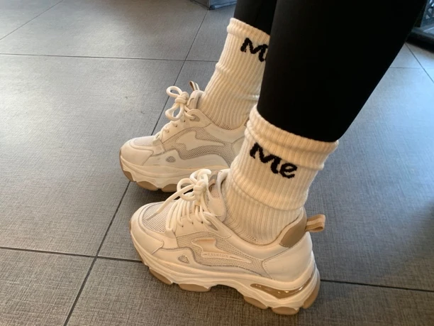 娜姐家新款潮流时尚休闲中筒棉袜1314