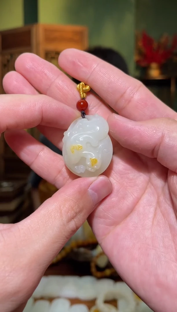【闪购商品】和田玉吊坠(不含链)未镶嵌螭龙璧