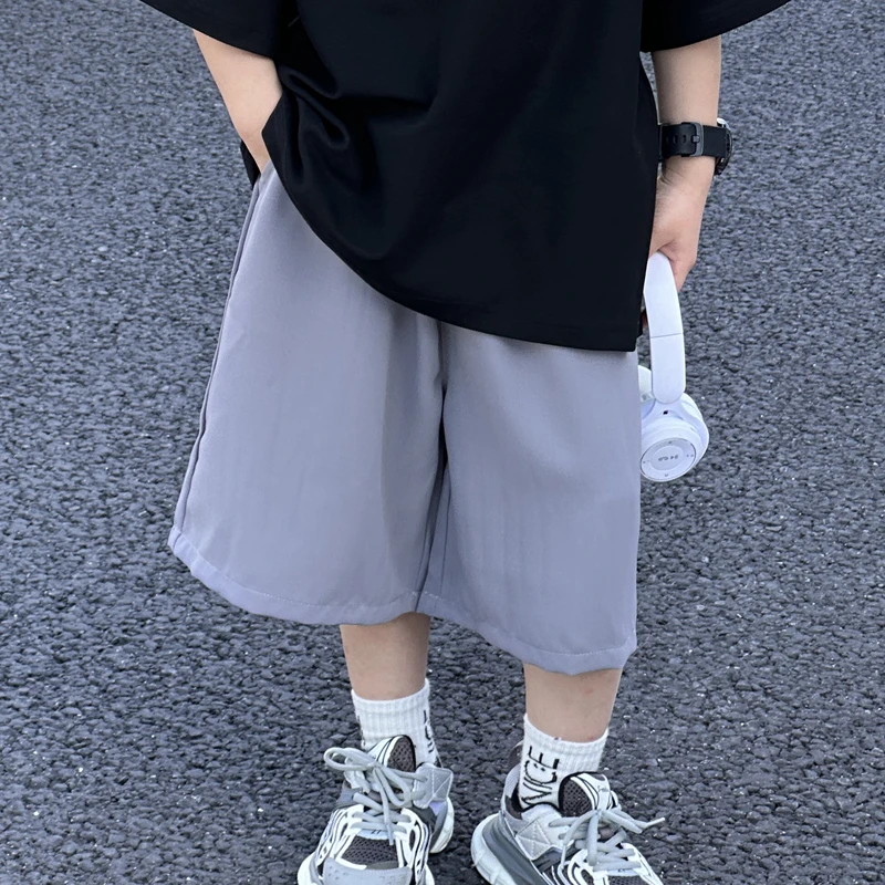 儿童夏季新款西装短裤中大童韩版宽松百搭休闲薄款潮流五分裤