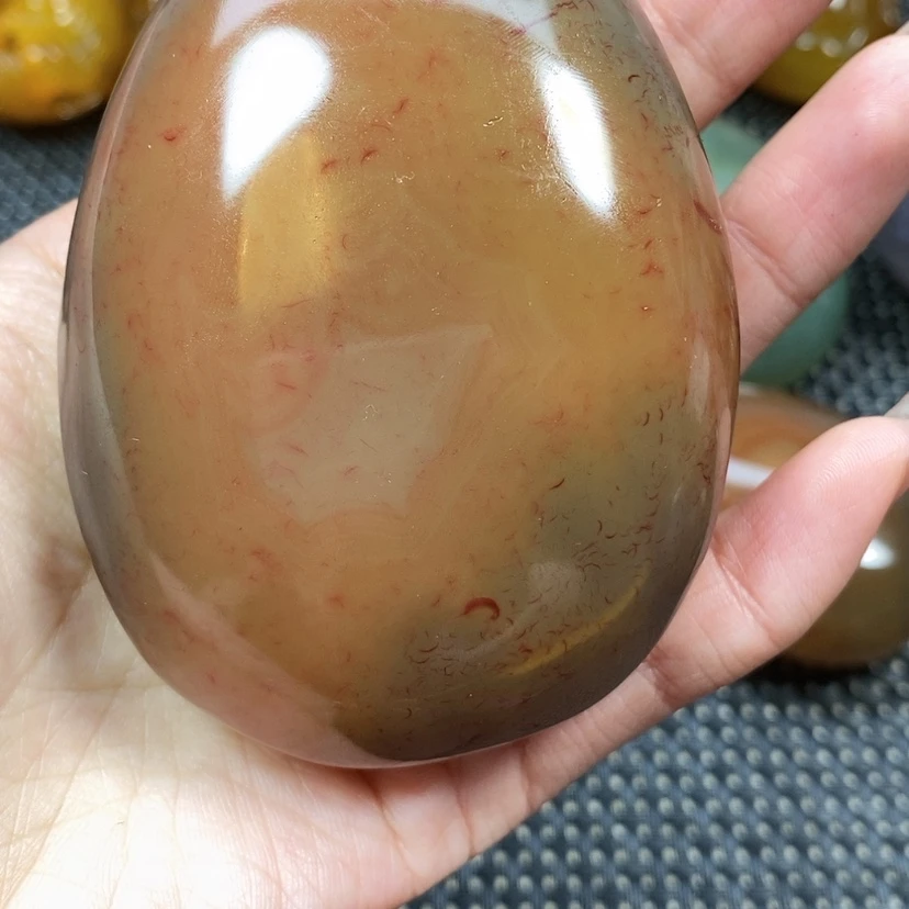 【闪购商品】玛瑙/玉髓手把未镶嵌喵****n