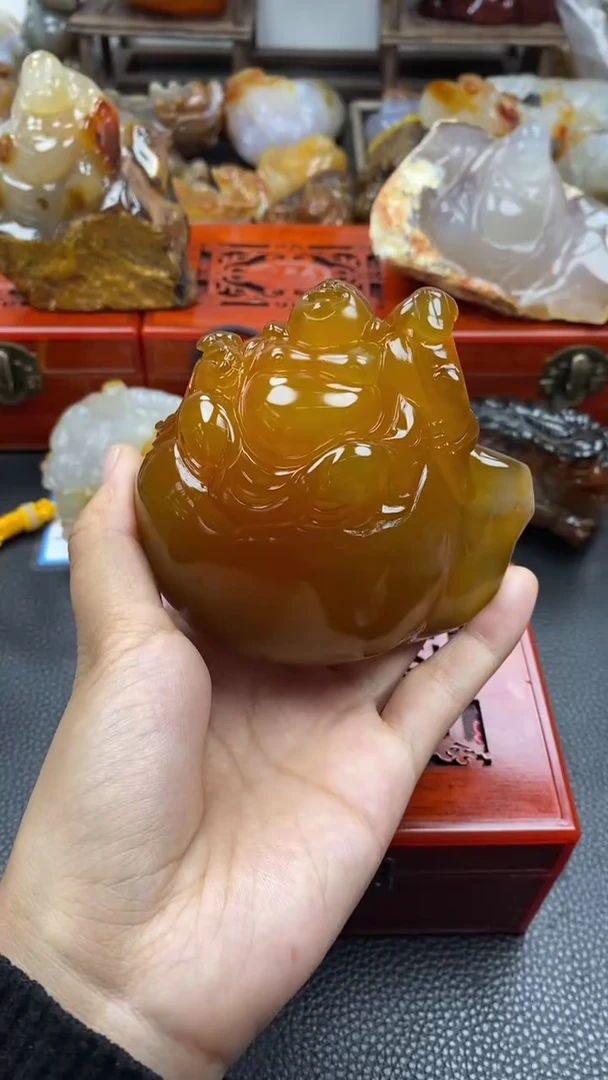 【闪购商品】玛瑙/玉髓摆件未镶嵌00