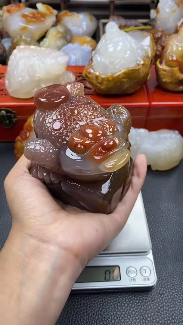 【闪购商品】玛瑙/玉髓摆件未镶嵌00