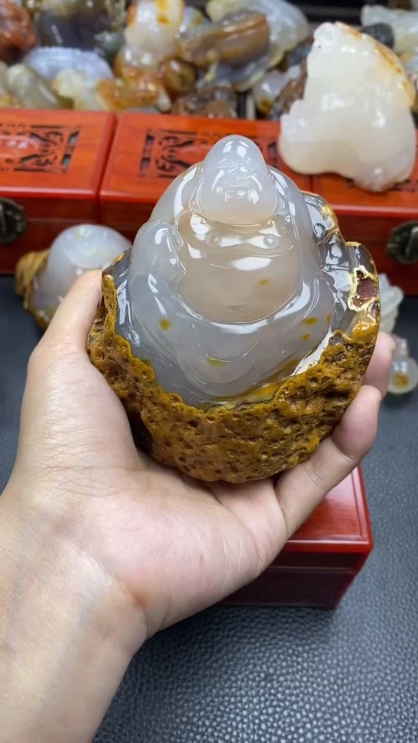 【闪购商品】玛瑙/玉髓摆件未镶嵌00