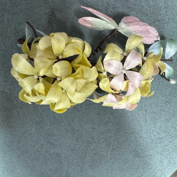 大麦吖古风发饰汉服绒花发簪 手工制作默认微瑕