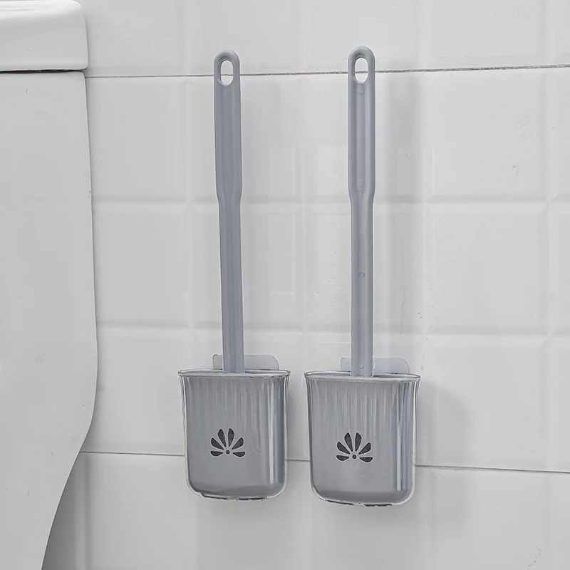 厕所马桶刷无死角多功能底座家用宿舍洁厕刷壁挂卫生间软毛清洁刷