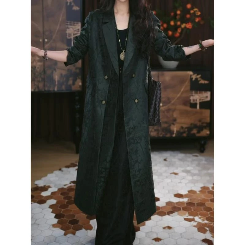 【宛风】新中式复古显瘦春秋宽松国风休闲潮流西装百搭风衣棉衣