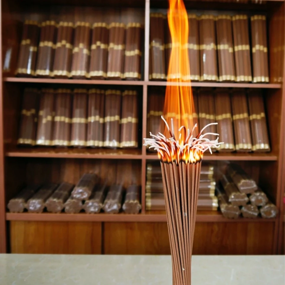 大火焰天然柏木大莲花香1包5把1把61根共305根长27