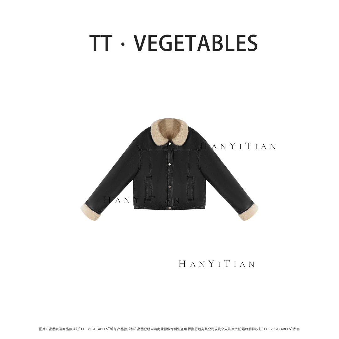 海阔 气质时尚设计感休闲秋季宽松毛毛外套922186