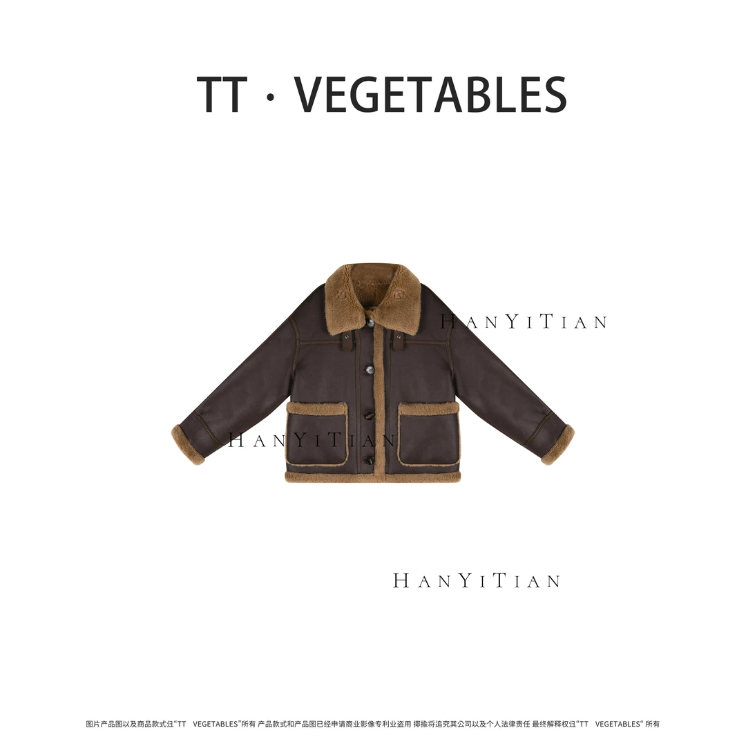 佳辰 气质时尚设计感休闲秋季宽松毛毛外套922274