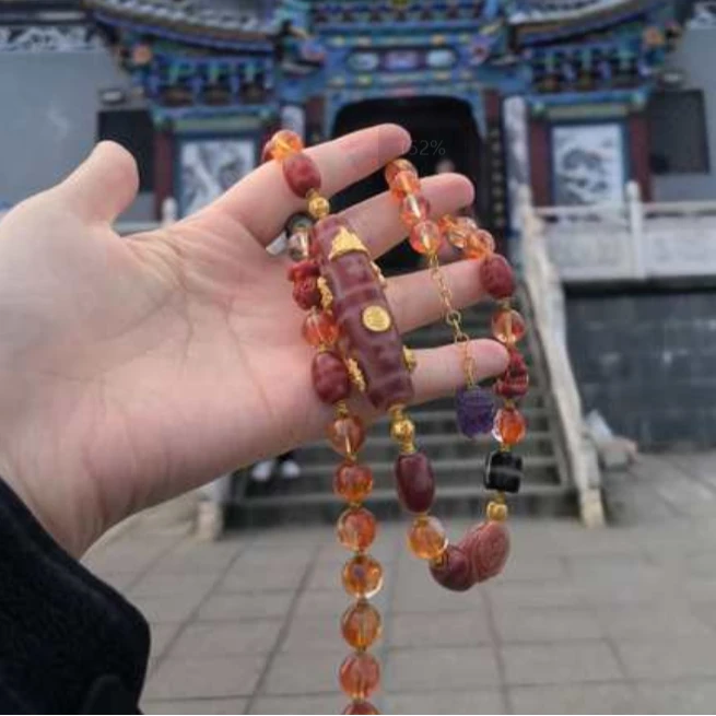 非金属皮质项链 【城丽】九紫八宝才万富万山大才阵项链/条STZ-2774