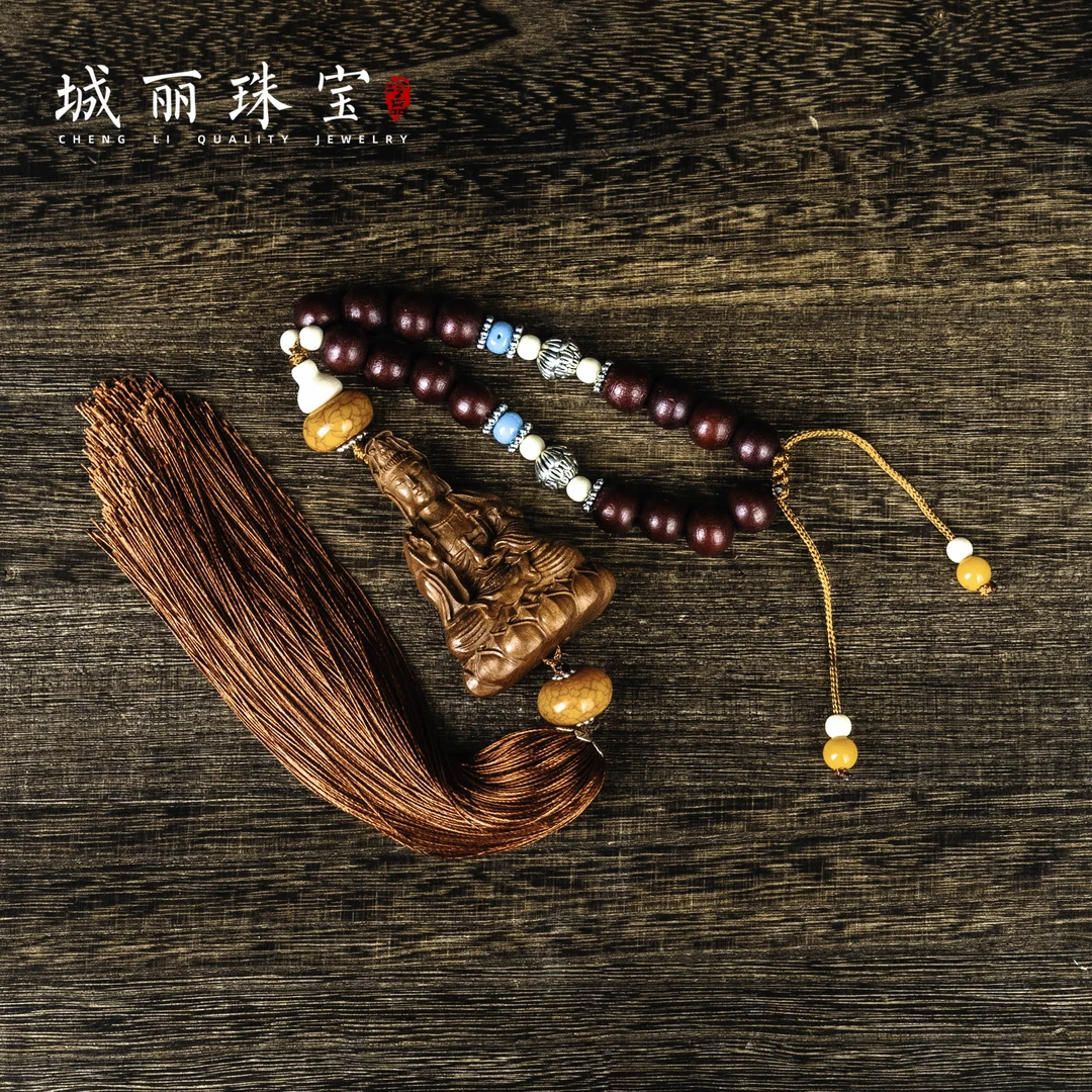 【城丽】观音流苏挂件/个FL-543-1