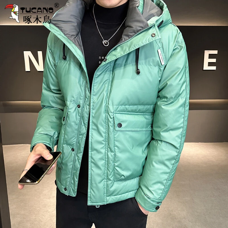 TUCANO/啄木鳥冬季新款免洗羽丝服男士时尚休闲潮流保暖棉服外套
