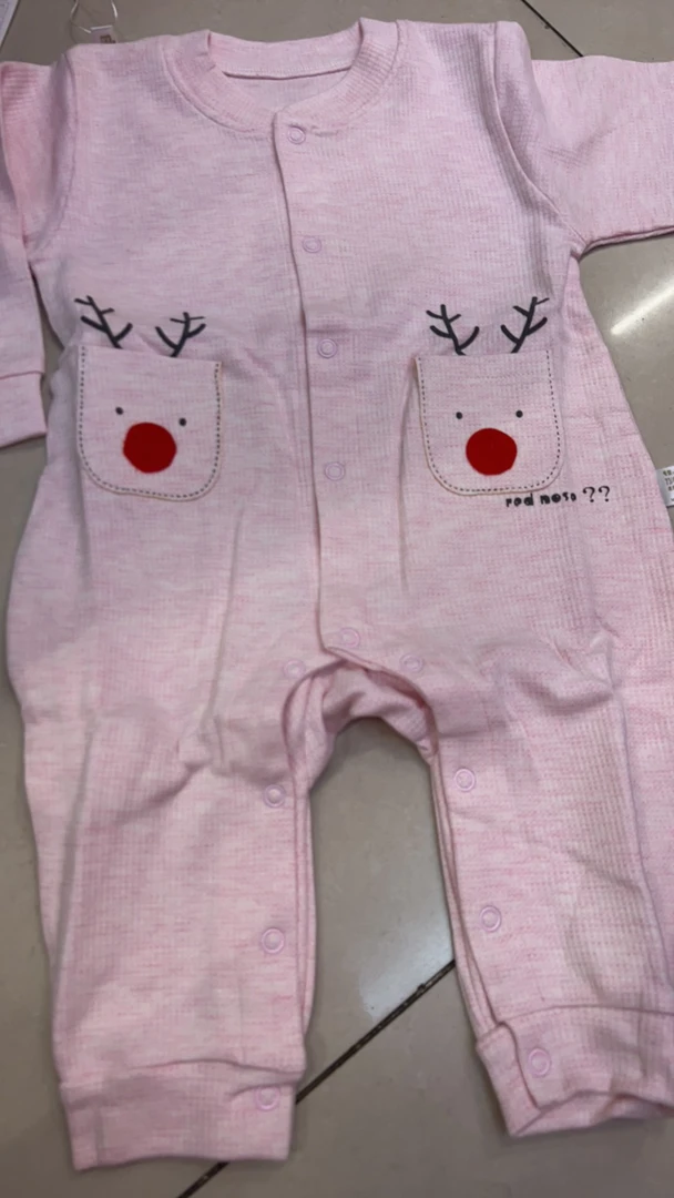 红嘴口袋闭裆连体