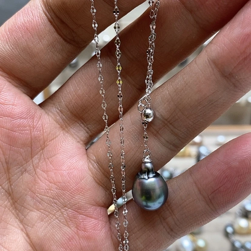 【闪购商品】海水珍珠颈饰银S925镶嵌