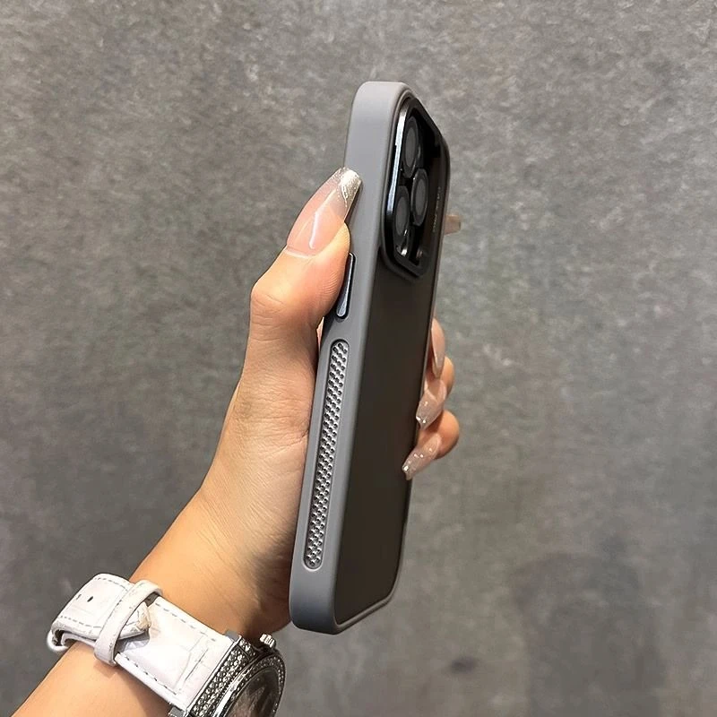 苹果15手机壳潮牌镜头膜14磨砂13硅胶12肤感头支架iPhone15promax