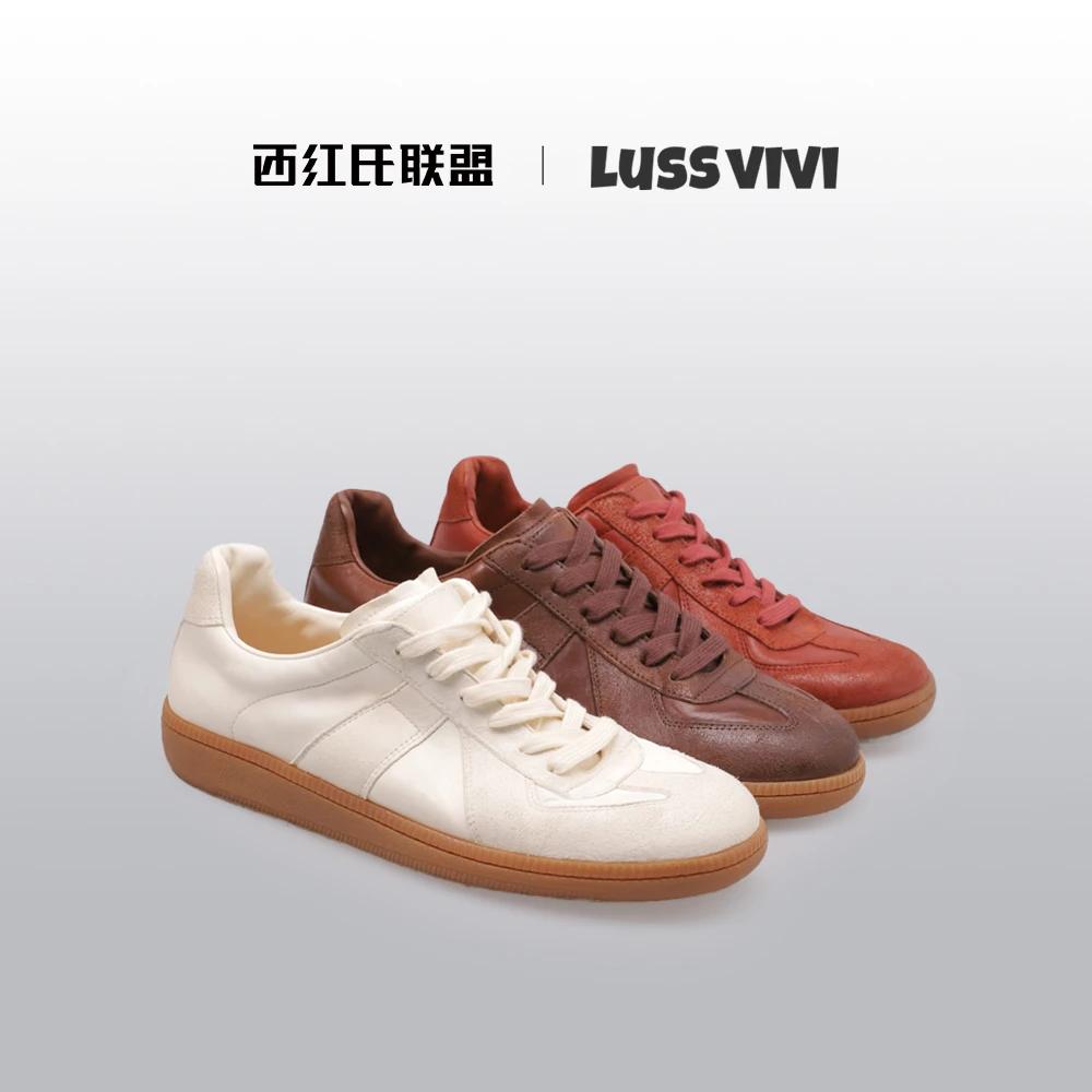 【小马＆大壮】【西红氏】舒适时尚真皮软底德迅鞋跟高2.5cm半码拍大