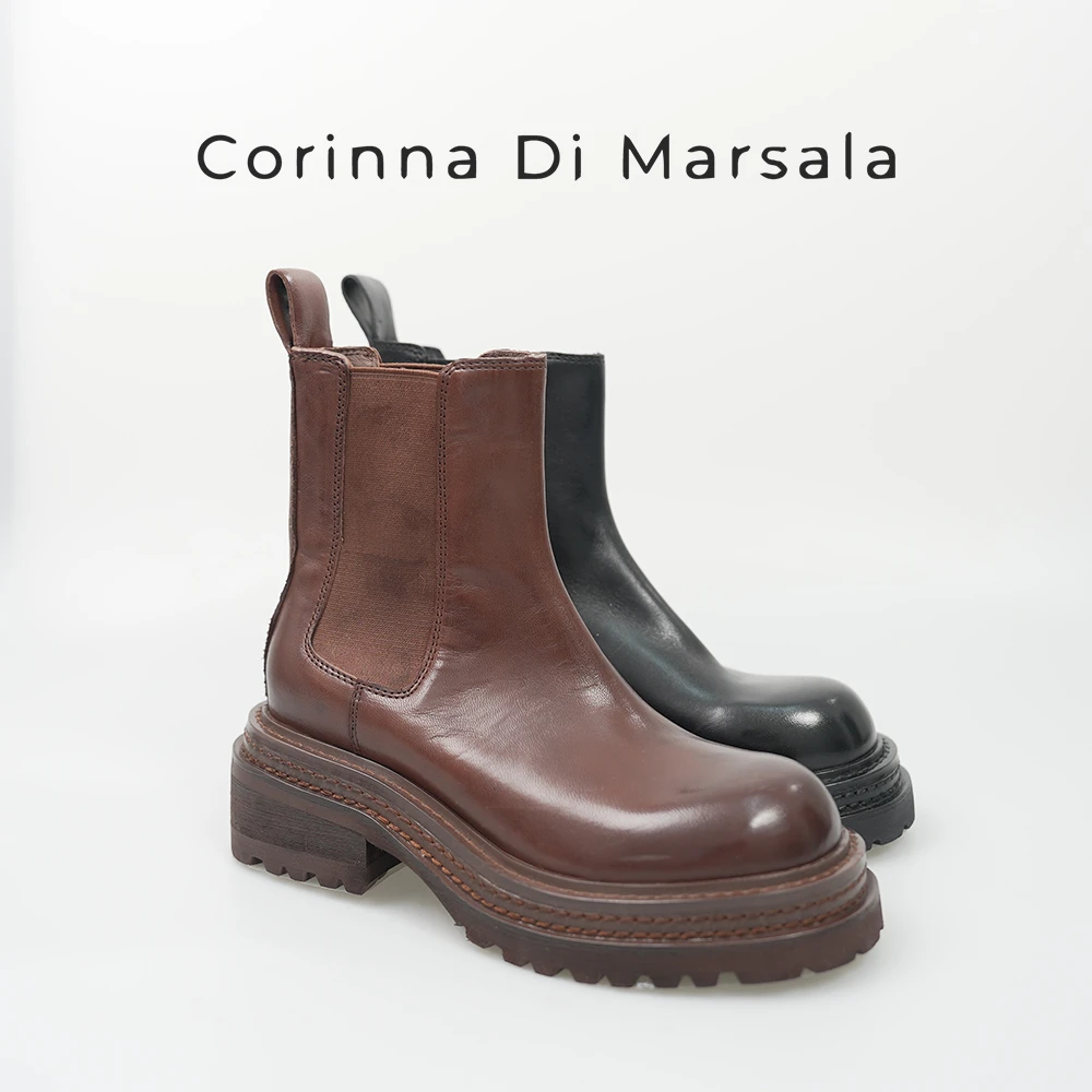 Corinna di Marsala烟筒靴X2236SW3310-9跟高5.8cm
