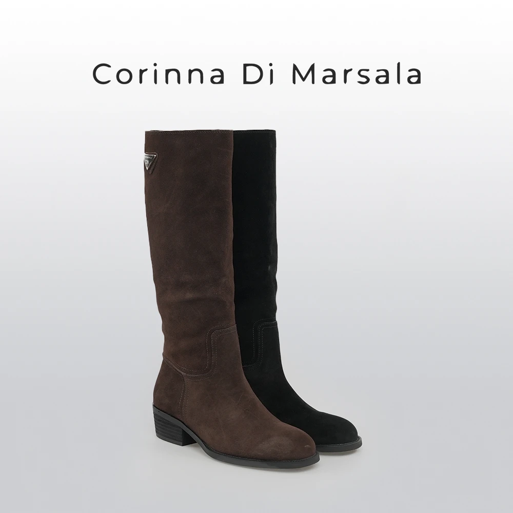 【西红氏】烟筒靴X22B052809-3跟高4.5cm半码拍大