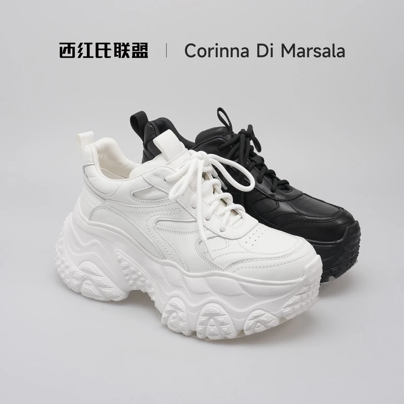 【西红氏联盟】小个子百搭厚底乐福鞋X1035397-3